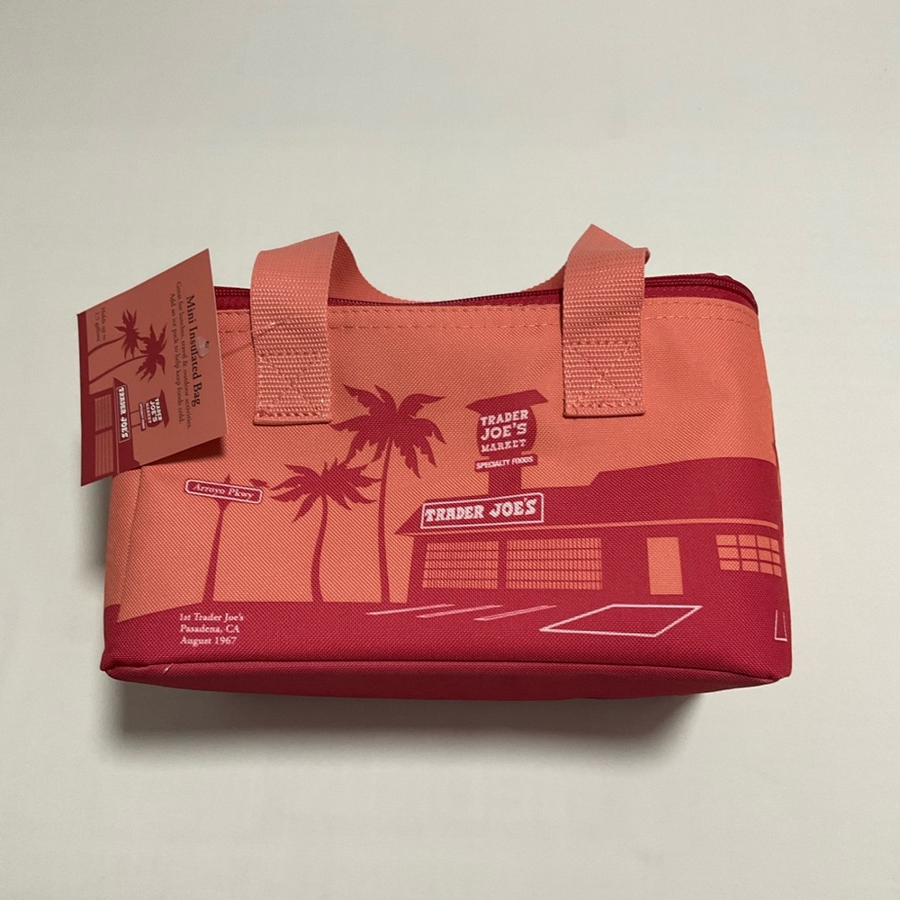 Trader Joe’s Mini Insulated Bag Peach/Orange August 2025 Release